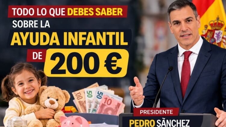 Todo lo que debes saber sobre la ayuda infantil de 200 €
